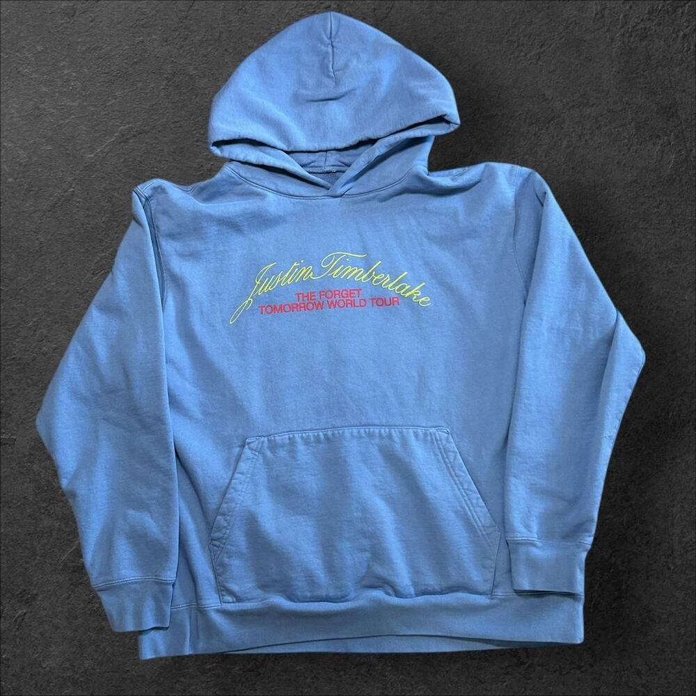 Justin Timberlake The Forget Tomorrow World Tour hoodie Size XL
